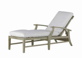 Cape Cod  Chaise Lounge - Oyster Teakweatherproof teak dining table and chairs