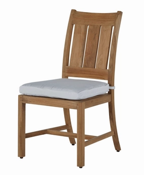 Cape Cod Dining Side Chair - Natural Teakweatherproof teak dining table and chairs