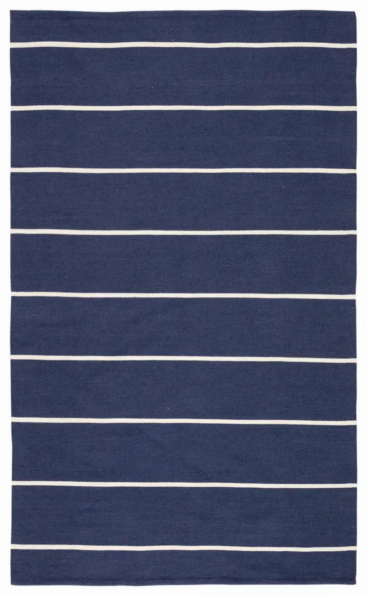 Cape Cod Indoor/Outdoor Rug - Navywaterproof outdoor patio rug