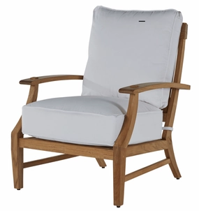 Cape Cod Lounge Chair - Natural Teakweatherproof teak dining table and chairs