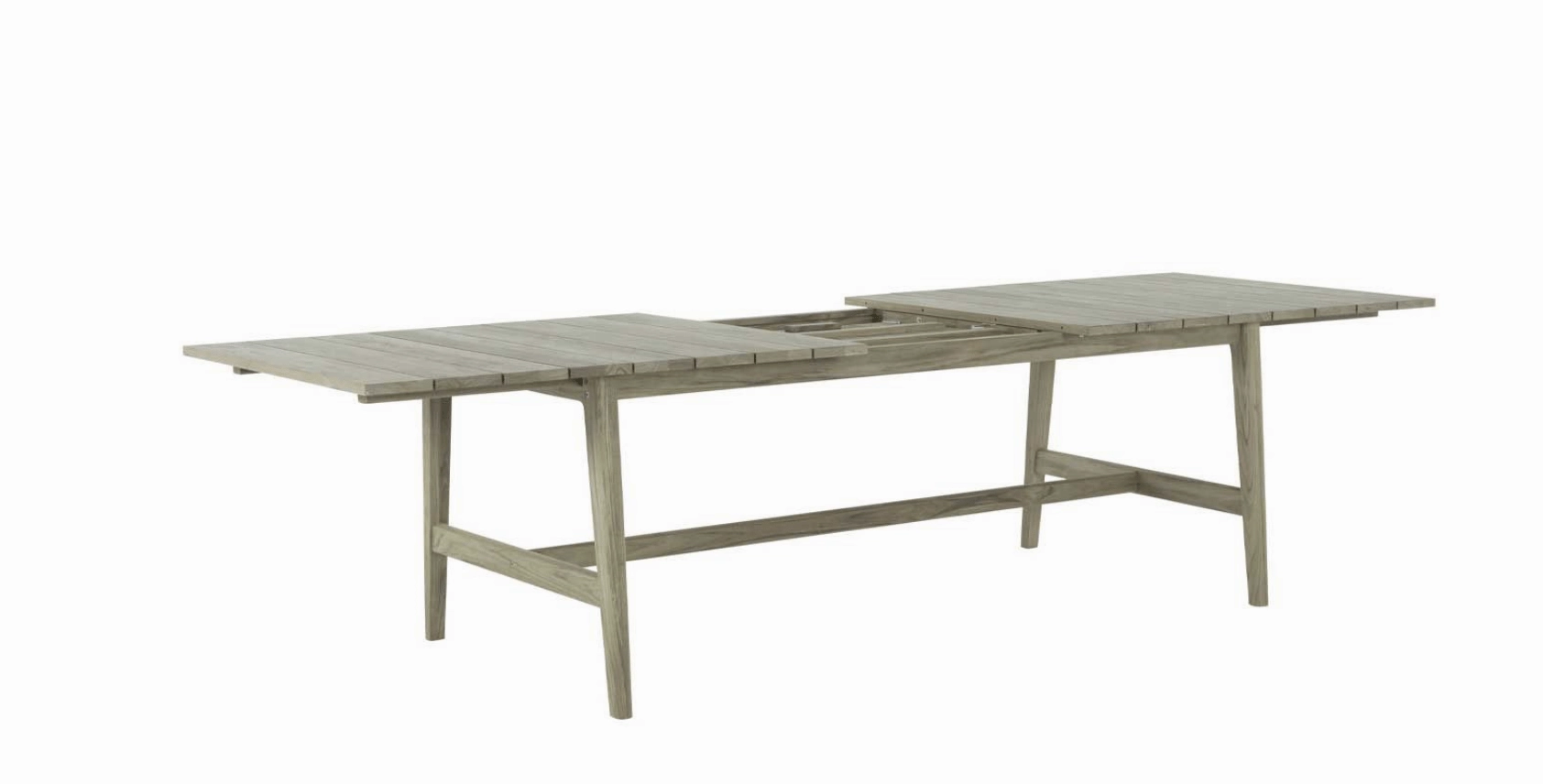 Cape Cod Outdoor Extension Dining Table - Natural or Oyster Teak