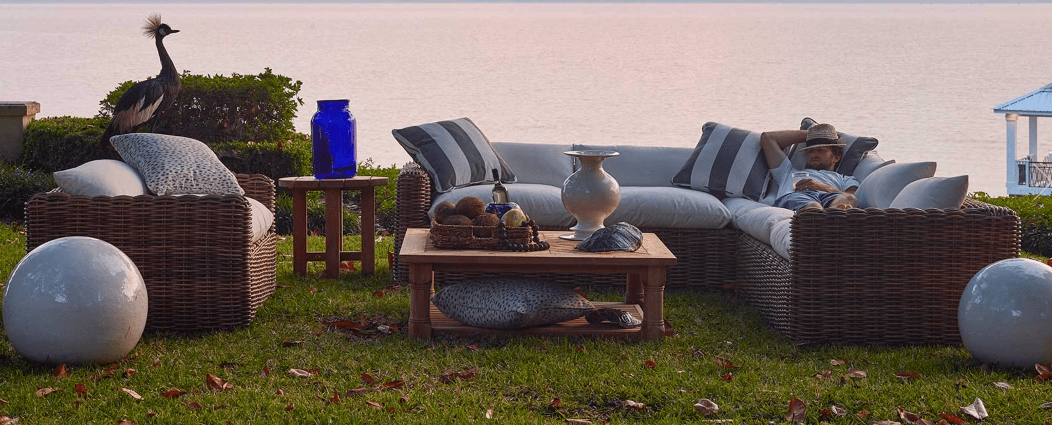 Cape Cod Outdoor Side Table - Natural or Oyster Teak