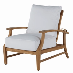 Cape Cod Reclining Lounge Chair - Natural Teakweatherproof teak dining table and chairs