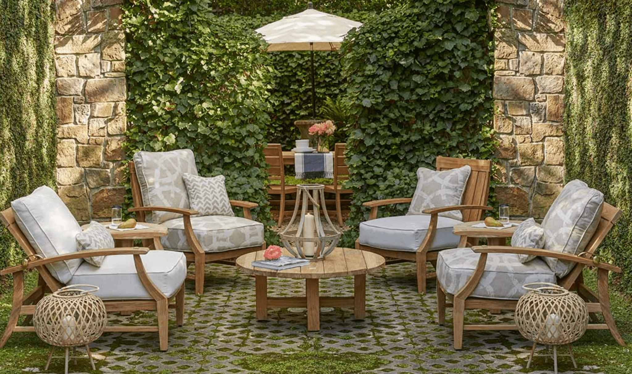 Cape Cod Reclining Lounge Chair - Oyster Teak