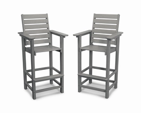 Captain Bar Chair Duooutdoor patio furniture set