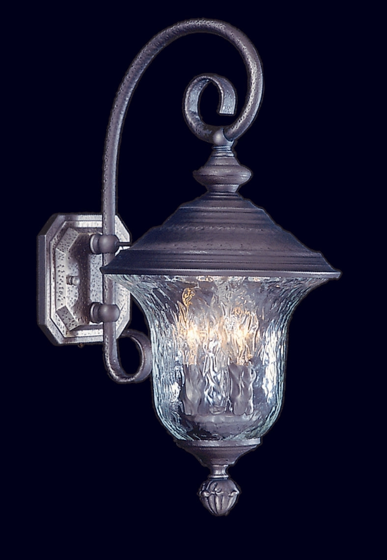 Carcassonne Three Light Exterior Wall Mount Siena BronzeOutdoor wall sconces with motion sensor