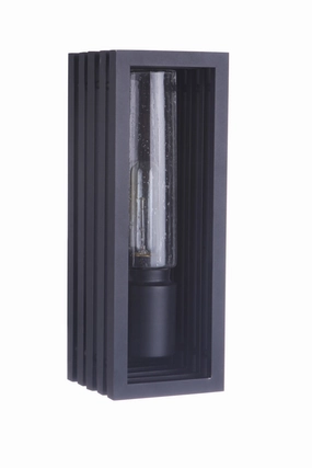 Carmel One Light Outdoor Wall Mount Textured BlackOutdoor wall sconces with motion sensor