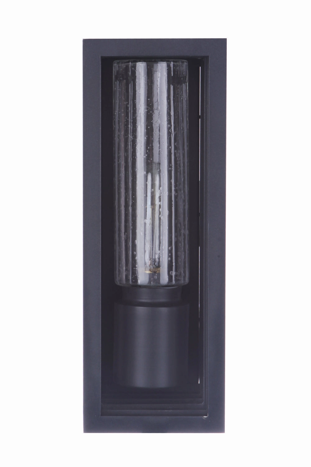 Carmel One Light Outdoor Wall Mount Textured Black