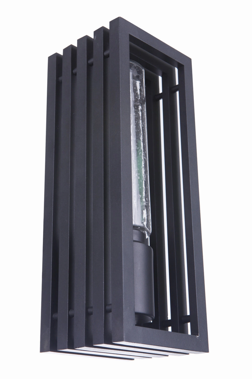 Carmel One Light Outdoor Wall Mount Textured Black