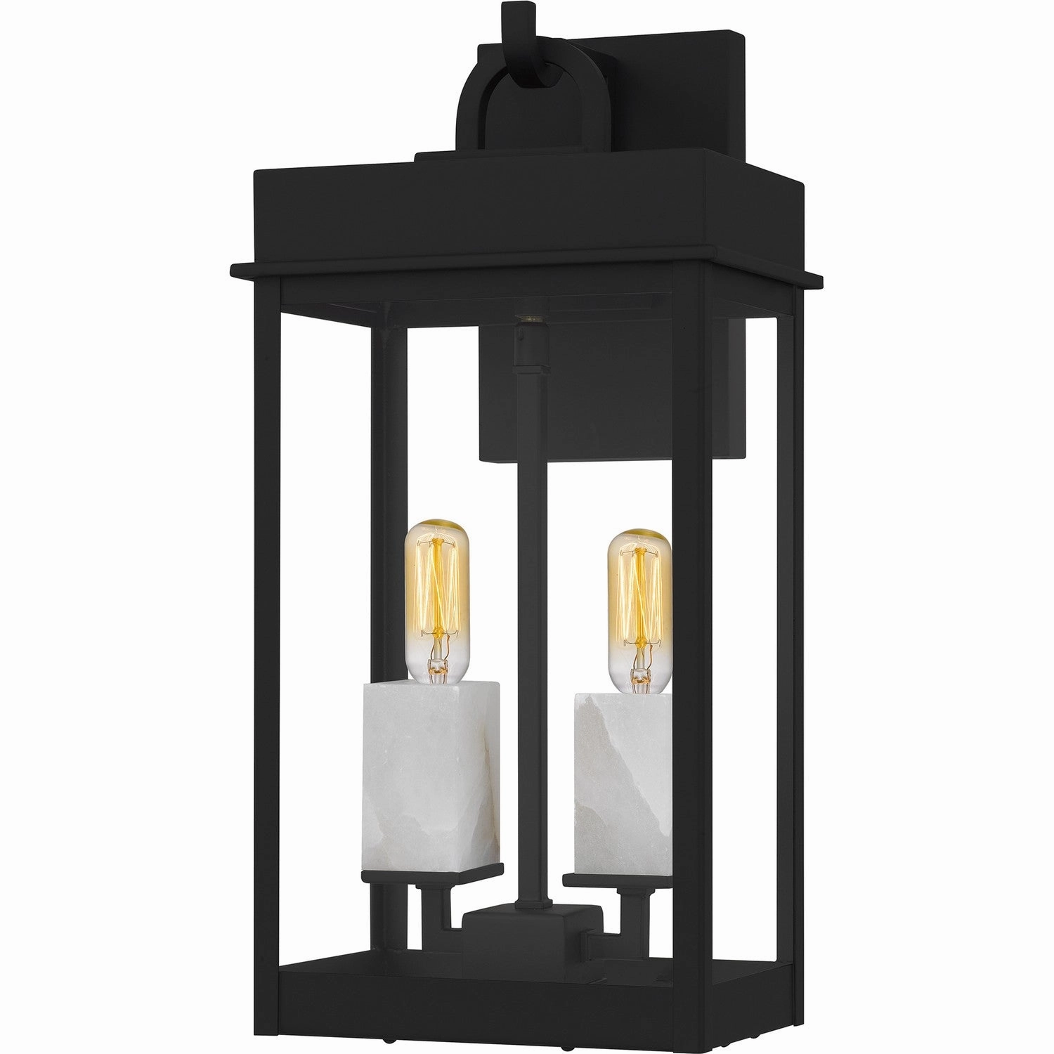 Carmen Two Light Outdoor Wall Lantern Matte BlackOutdoor wall sconces with motion sensor