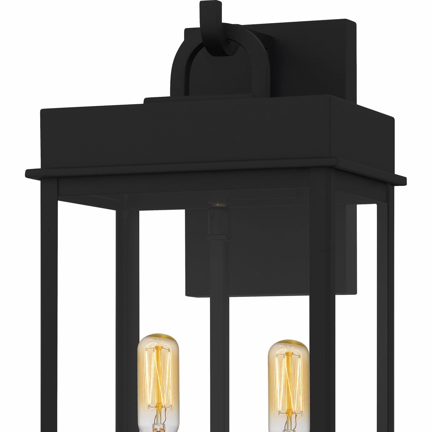 Carmen Two Light Outdoor Wall Lantern Matte Black
