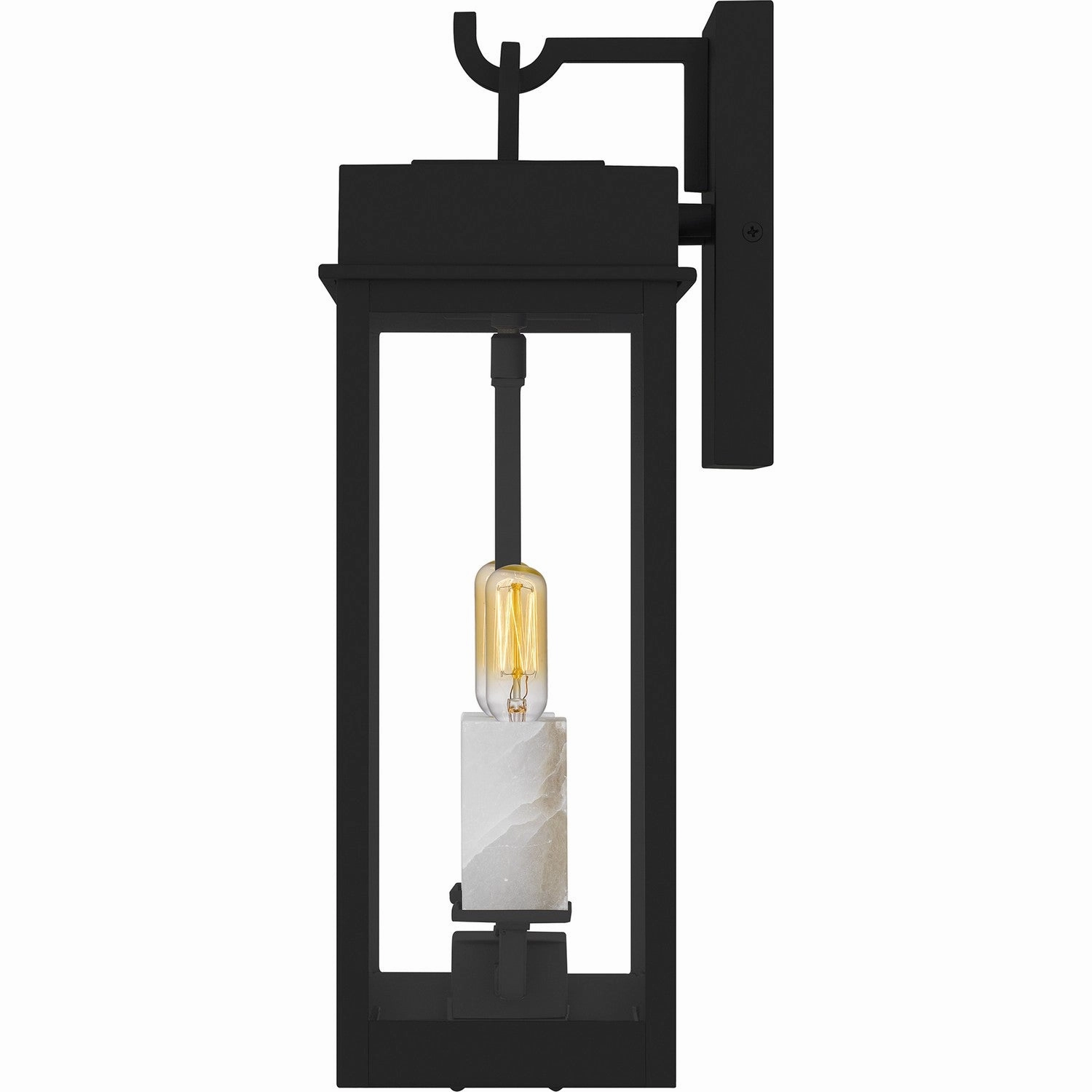 Carmen Two Light Outdoor Wall Lantern Matte Black