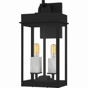 Carmen Two Light Outdoor Wall Lantern Matte BlackOutdoor wall sconces with motion sensor
