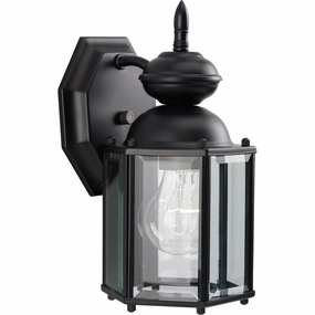 Carriage Classics One Light Wall Lantern BlackOutdoor wall sconces with motion sensor