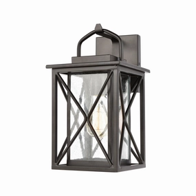 Carriage Light One Light Outdoor Wall Sconce Matte BlackOutdoor wall sconces with motion sensor