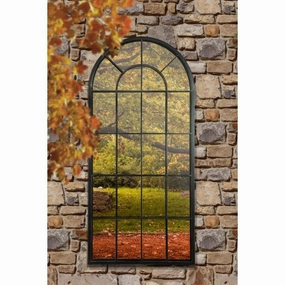 Carrington Country Arch Large Garden Mirror 140 x 65 CMwaterproof decorative outdoor mirror