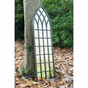 Carrington Rustic Arch Large Garden Mirror 140 x 40 CMwaterproof decorative outdoor mirror