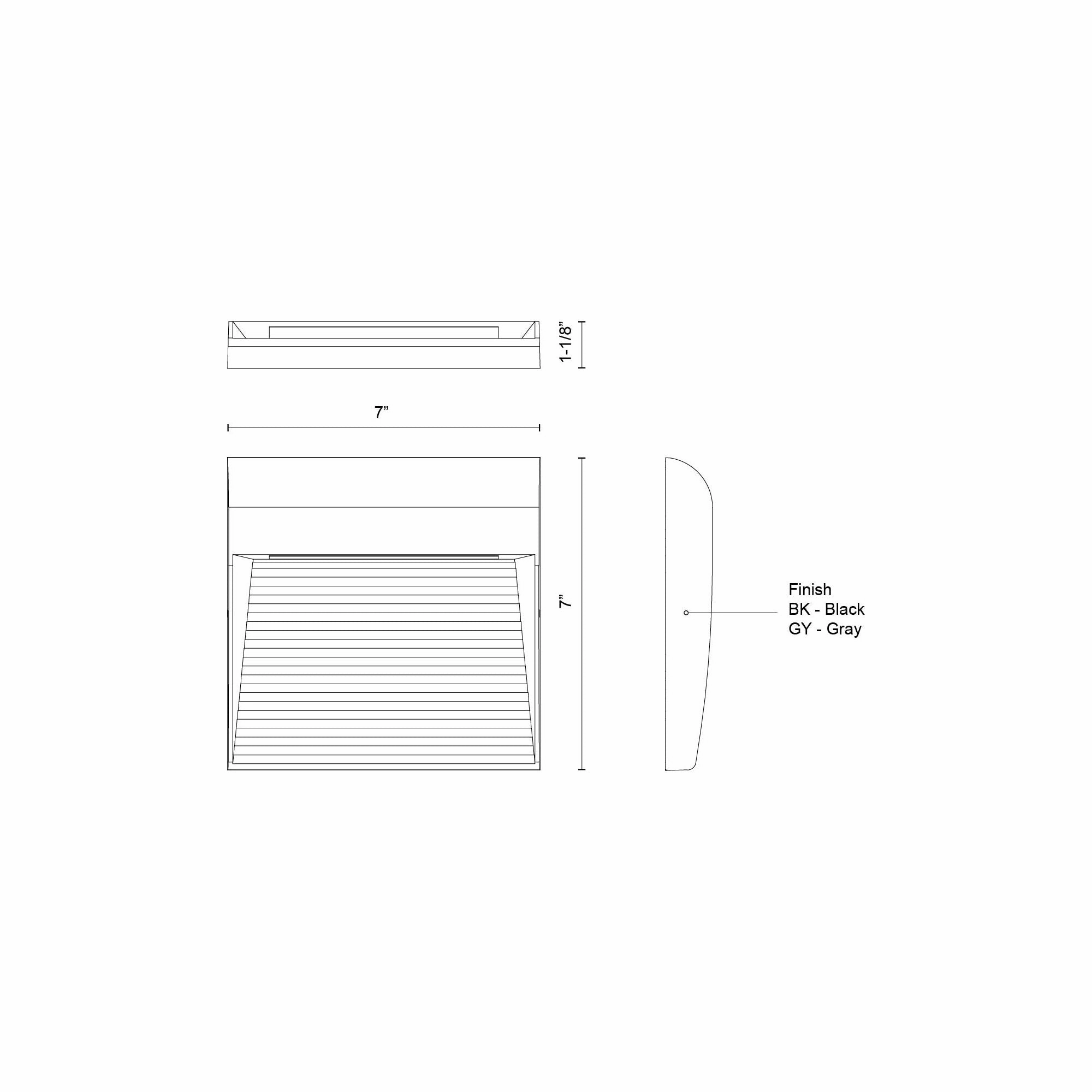 Casa 7" LED Exterior Wall Sconce