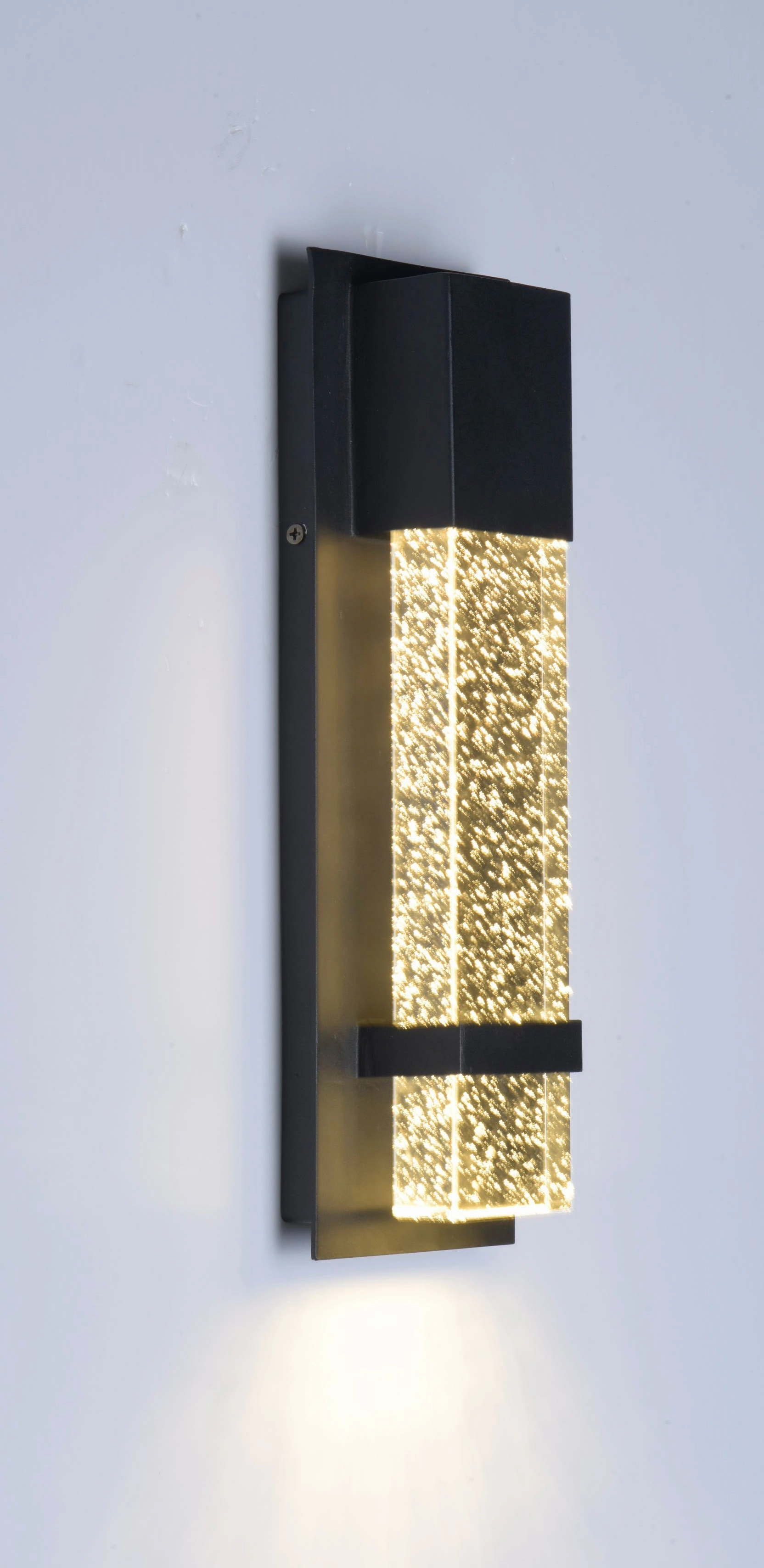Cascade LED Outdoor Wall Sconce Black