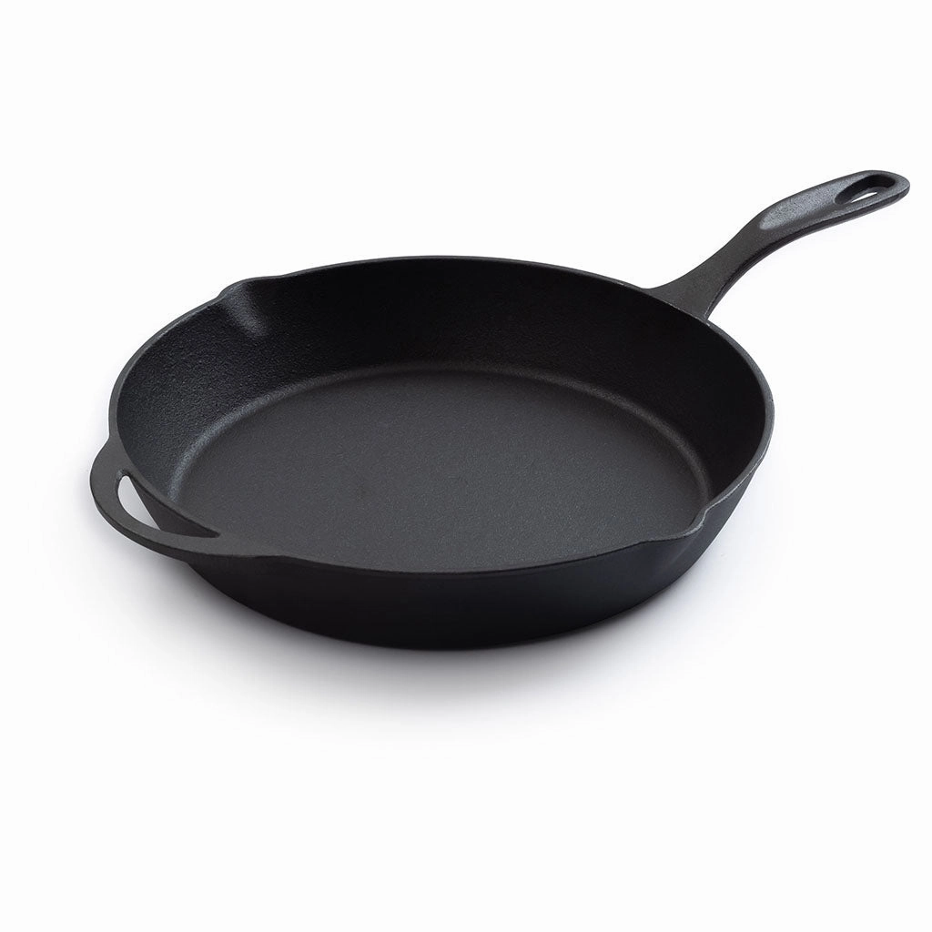 Cast Iron Skillet heavy-duty garden utility cart with handle