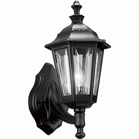 Cast Lantern One Light Wall Lantern BlackOutdoor wall sconces with motion sensor
