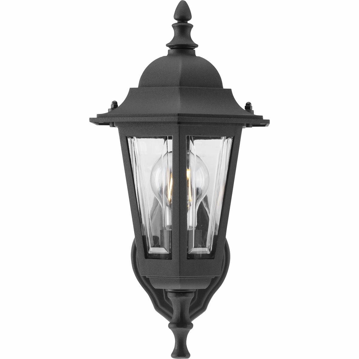Cast Lantern One Light Wall Lantern Black