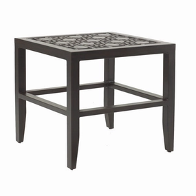 Castelle 20" Square Classical Top Side Tableoutdoor coffee table for patio or lounge