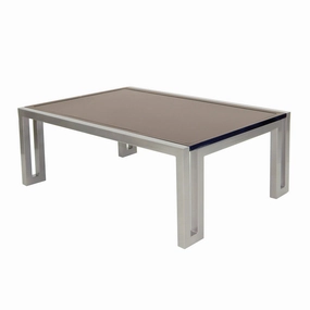 Castelle 32" x 48" Rectangular Icon Coffee Tableoutdoor coffee table for patio or lounge