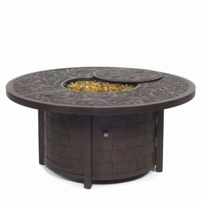Castelle Classical 49" Round Fire Pitportable outdoor fire pit with lid