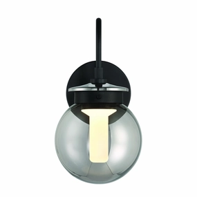 Caswell LED Wall Sconce BlackOutdoor wall sconces with motion sensor