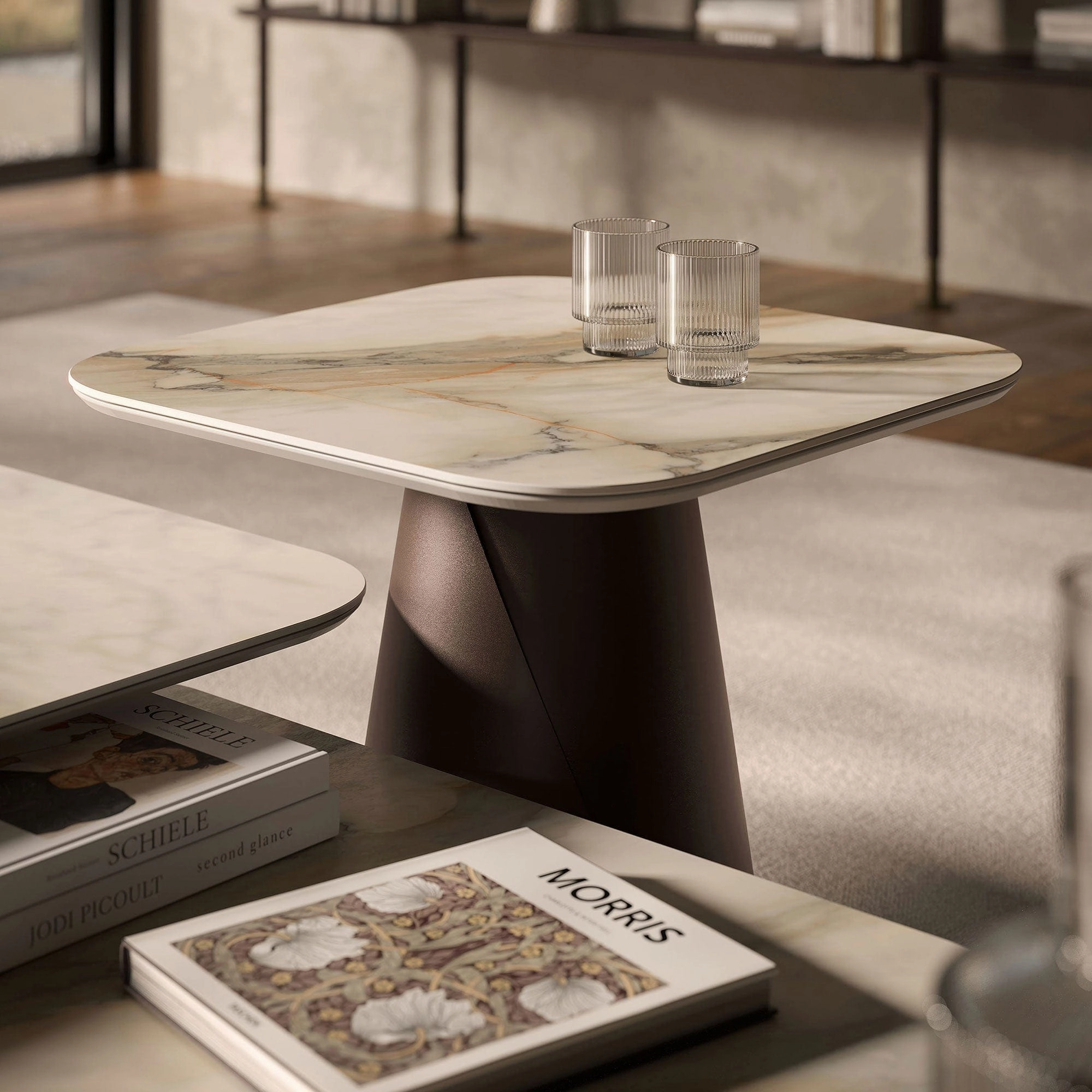 Cattelan Italia Albert - Square Lamp Table In Keramik