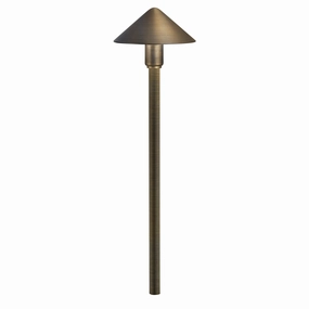 Cbr Led Integrated LED Path Light Centennial BrassDecorative outdoor post lights