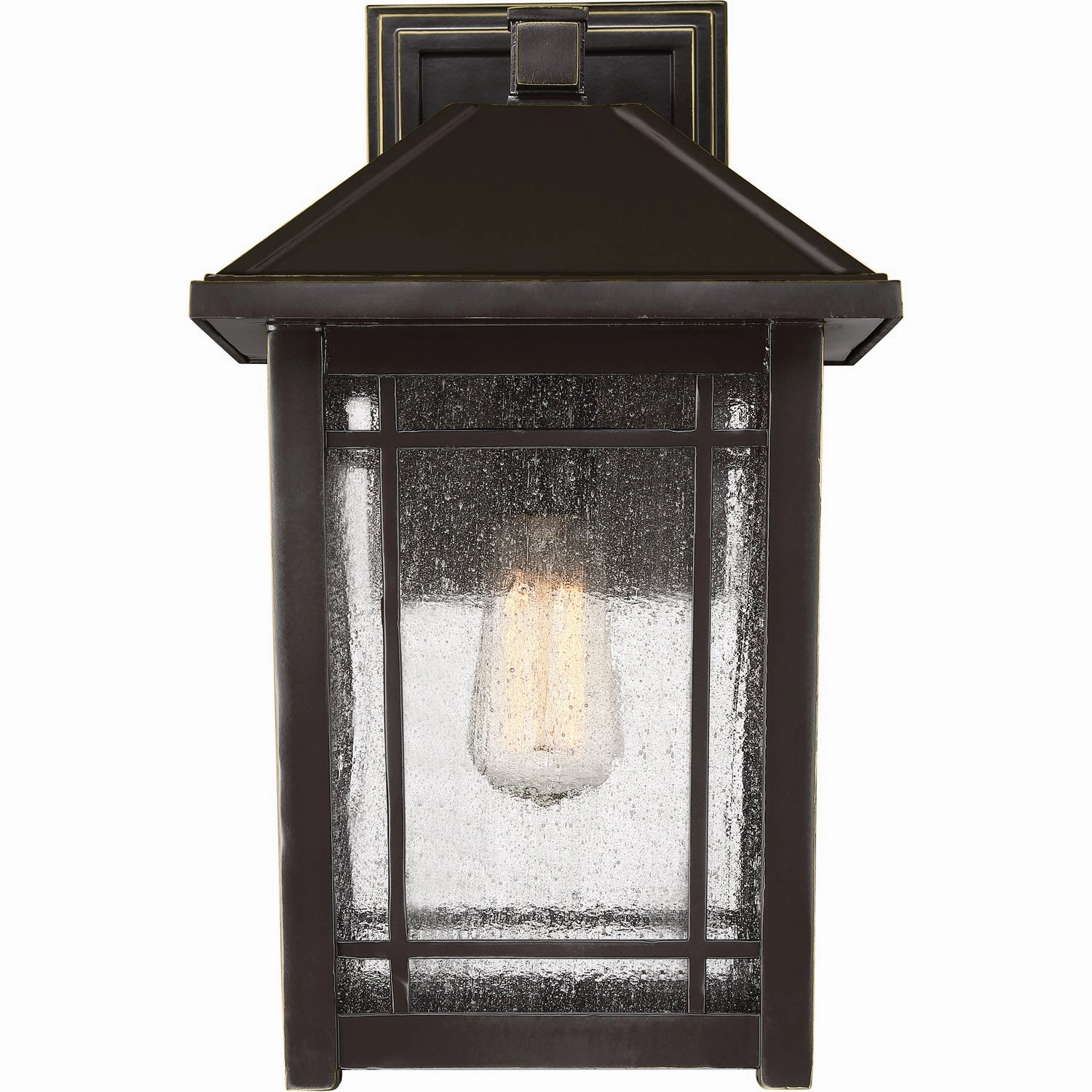Cedar Point One Light Outdoor Wall Lantern Palladian Bronze