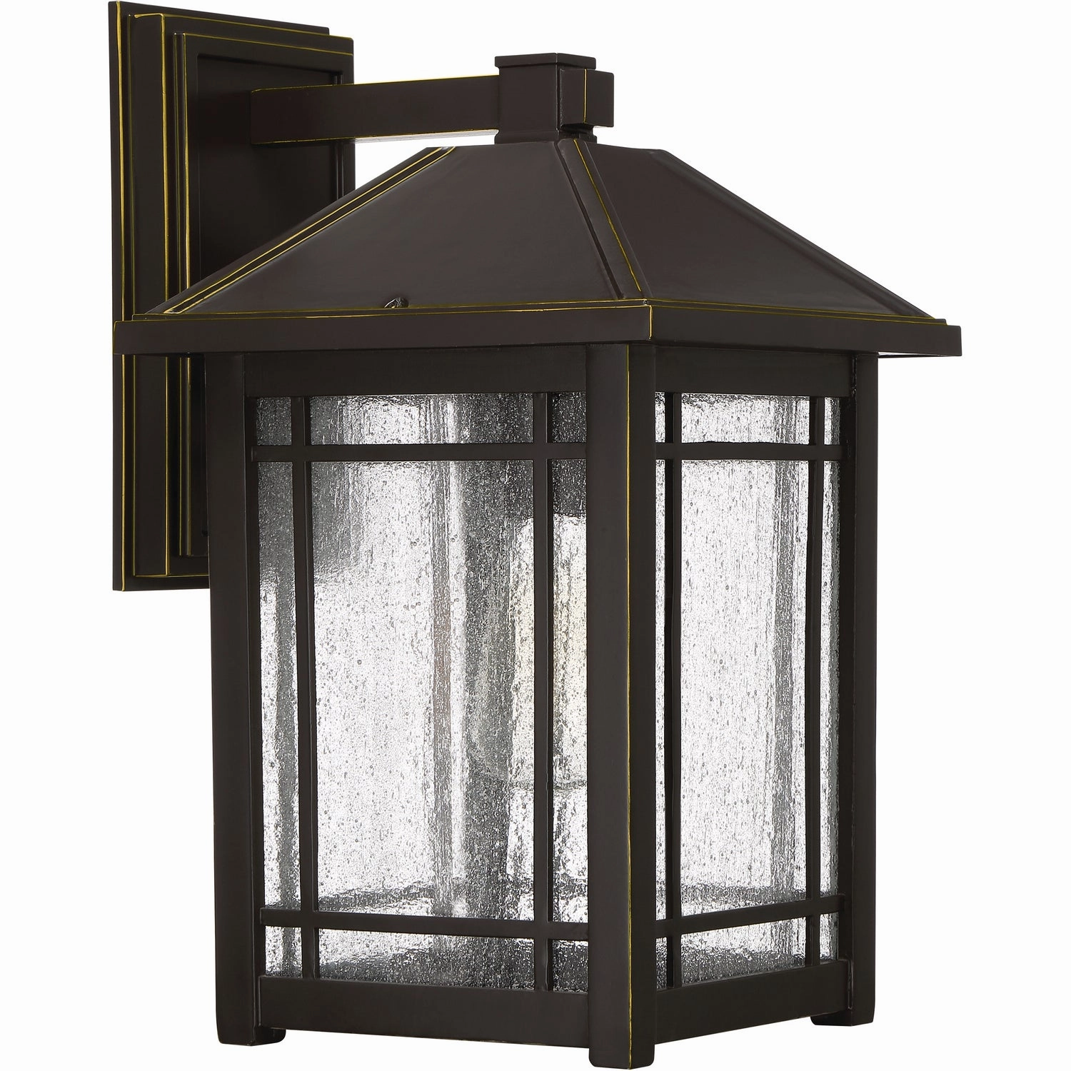 Cedar Point One Light Outdoor Wall Lantern Palladian Bronze