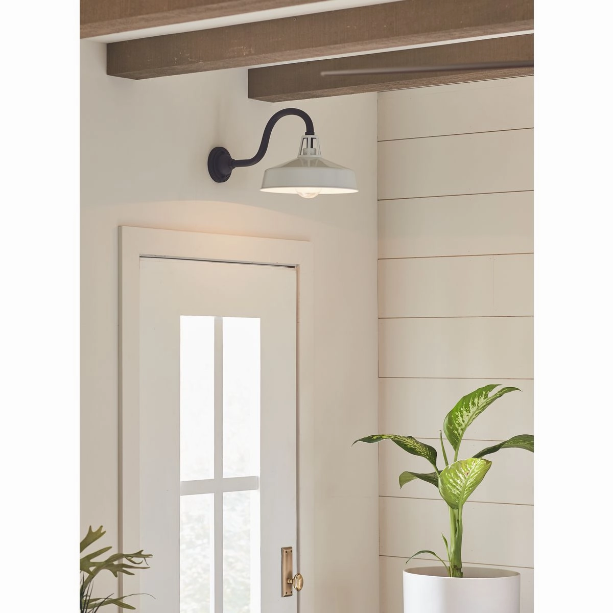 Cedar Springs One Light Wall Lantern White
