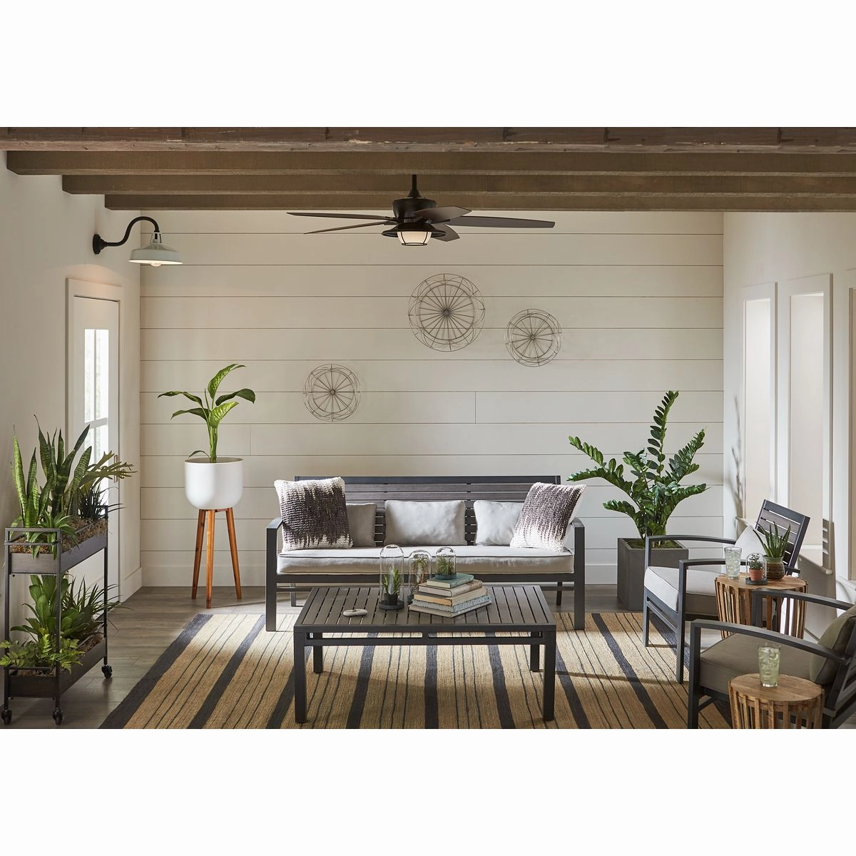 Cedar Springs One Light Wall Lantern White