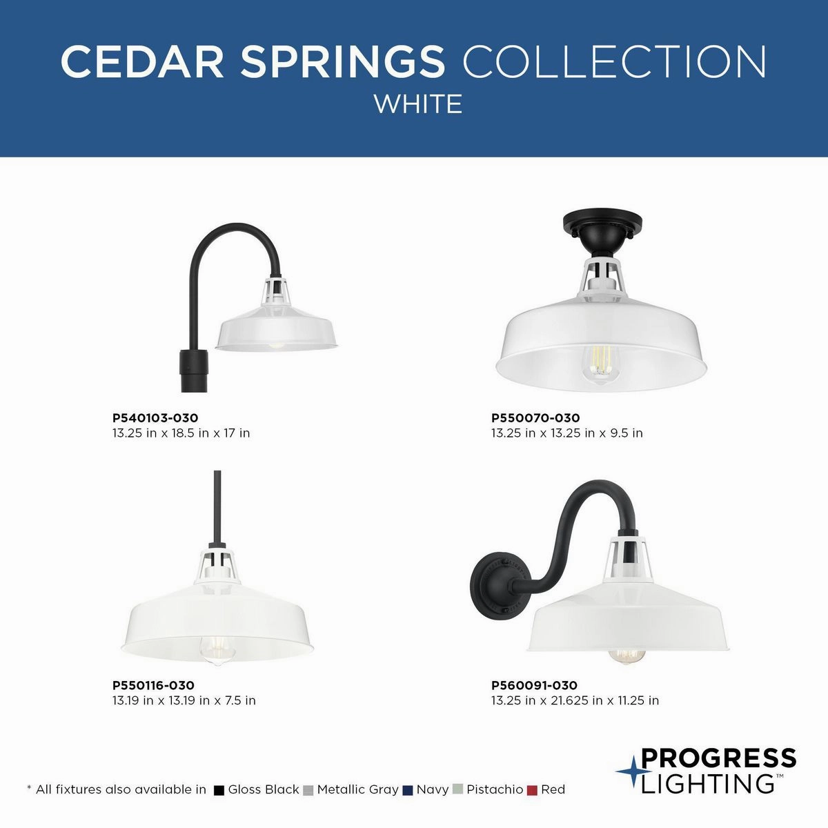 Cedar Springs One Light Wall Lantern White