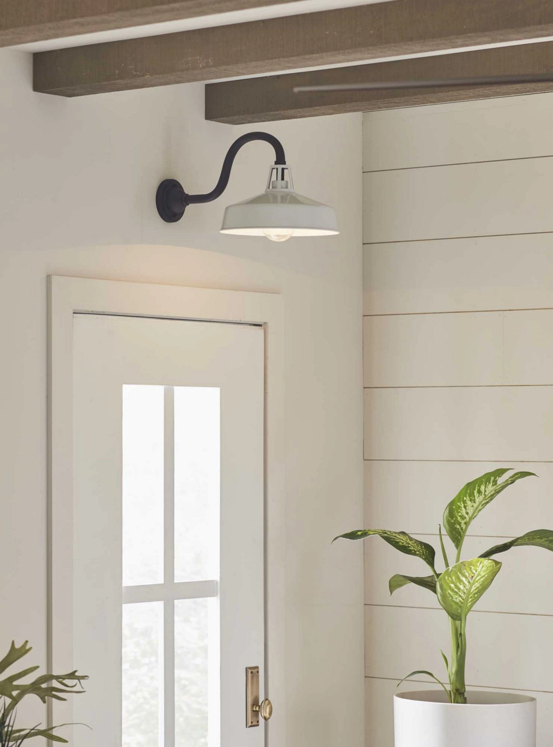 Cedar Springs One Light Wall Lantern White
