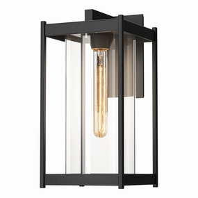 Cela One Light Outdoor Wall Sconce Coastal BlackOutdoor wall sconces with motion sensor