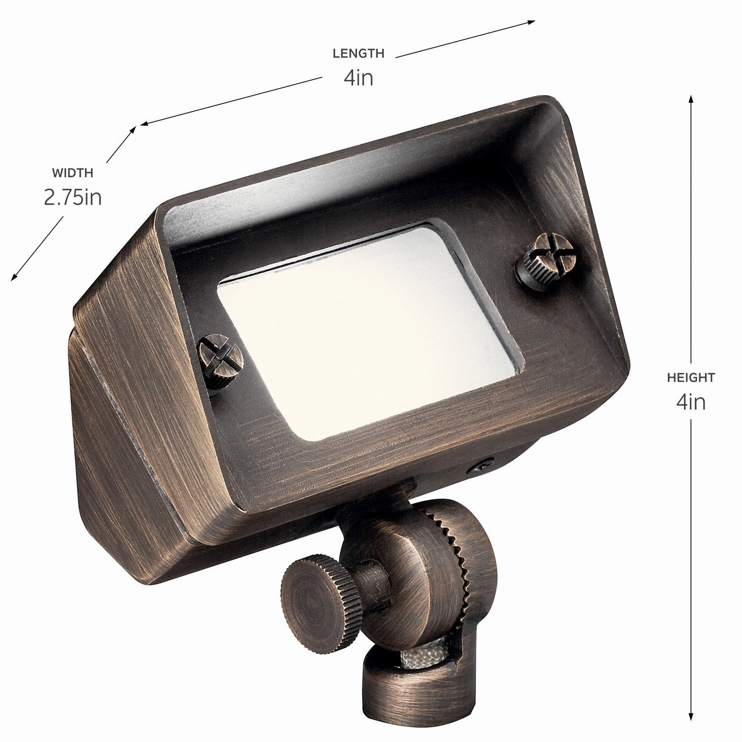 Centennial One Light Flood/Wall Wash Centennial Brass