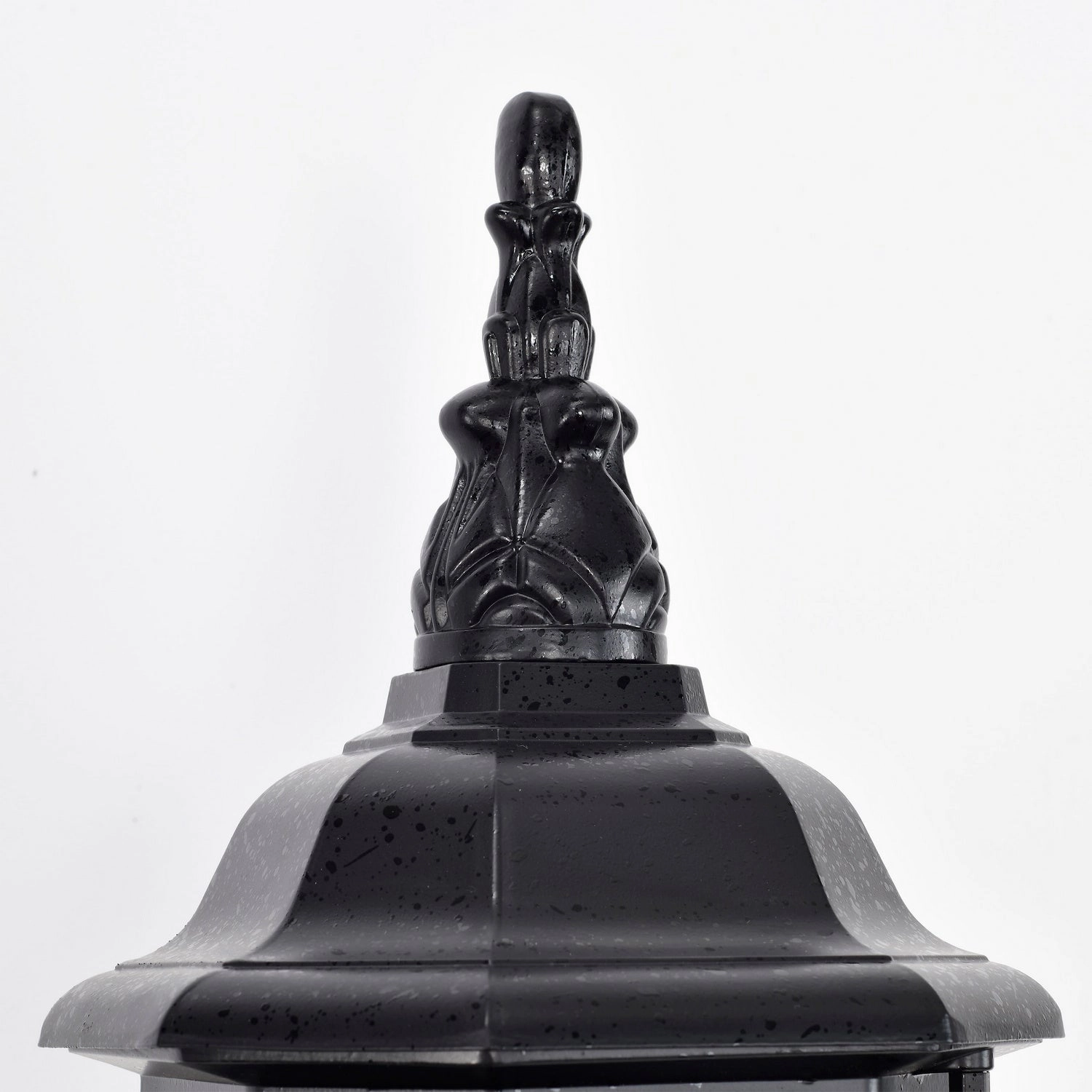 Central Park One Light Outdoor Wall Lantern Textured Black