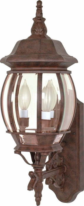 Central Park Three Light Outdoor Wall Lantern Old BronzeOutdoor wall sconces with motion sensor