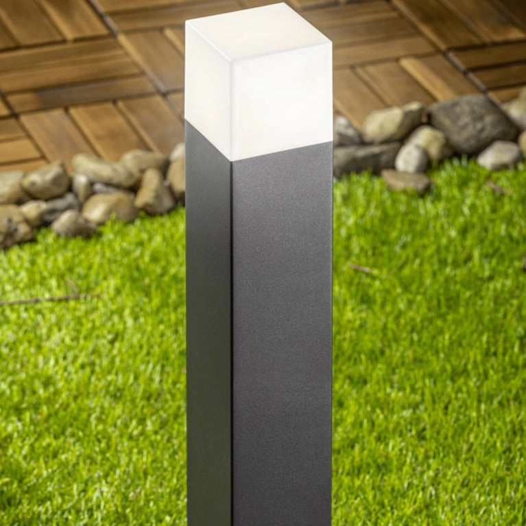CGC AMARA Dark Grey & White Square Medium Post Light