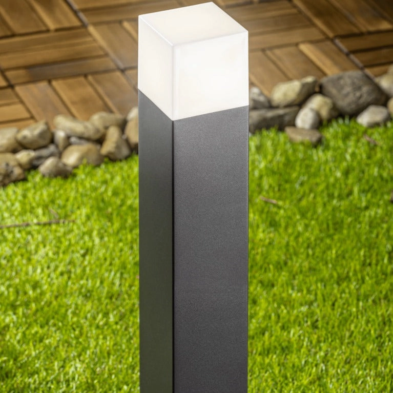 CGC AMARA Dark Grey & White Square Medium Post Light