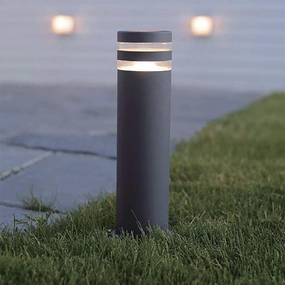 CGC ASHLEY Dark Grey Anthracite Outdoor Post LightMotion activated driveway security lights