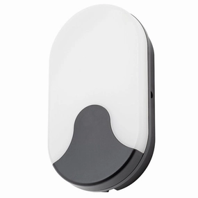 CGC BECCA Oval Monochrome LED Wall LightOutdoor wall sconces with motion sensor