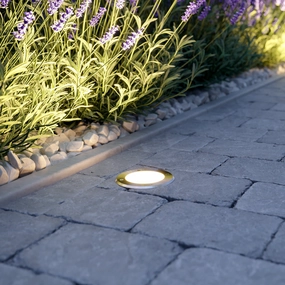 CGC Beta Round Inground GU10 Walkover Drive Way Recessed Floor Light Adjustable AngleMotion activated driveway security lights