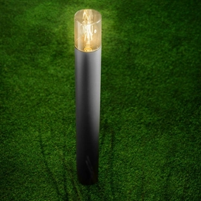 CGC BLUEBELL Dark Grey Tall Post Light 80cmMotion activated driveway security lights