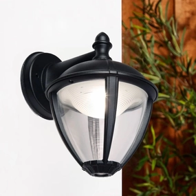 CGC CINDY Black Downward Outdoor LED Wall Coach Lantern LightMotion activated driveway security lights