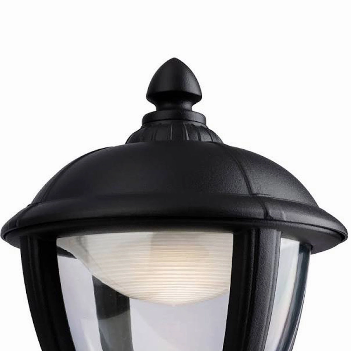 CGC CINDY Black With Motion Sensor Outdoor LED Wall Coach Lantern Light